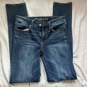 American Eagle Hi-Rise Straight Jeans Long